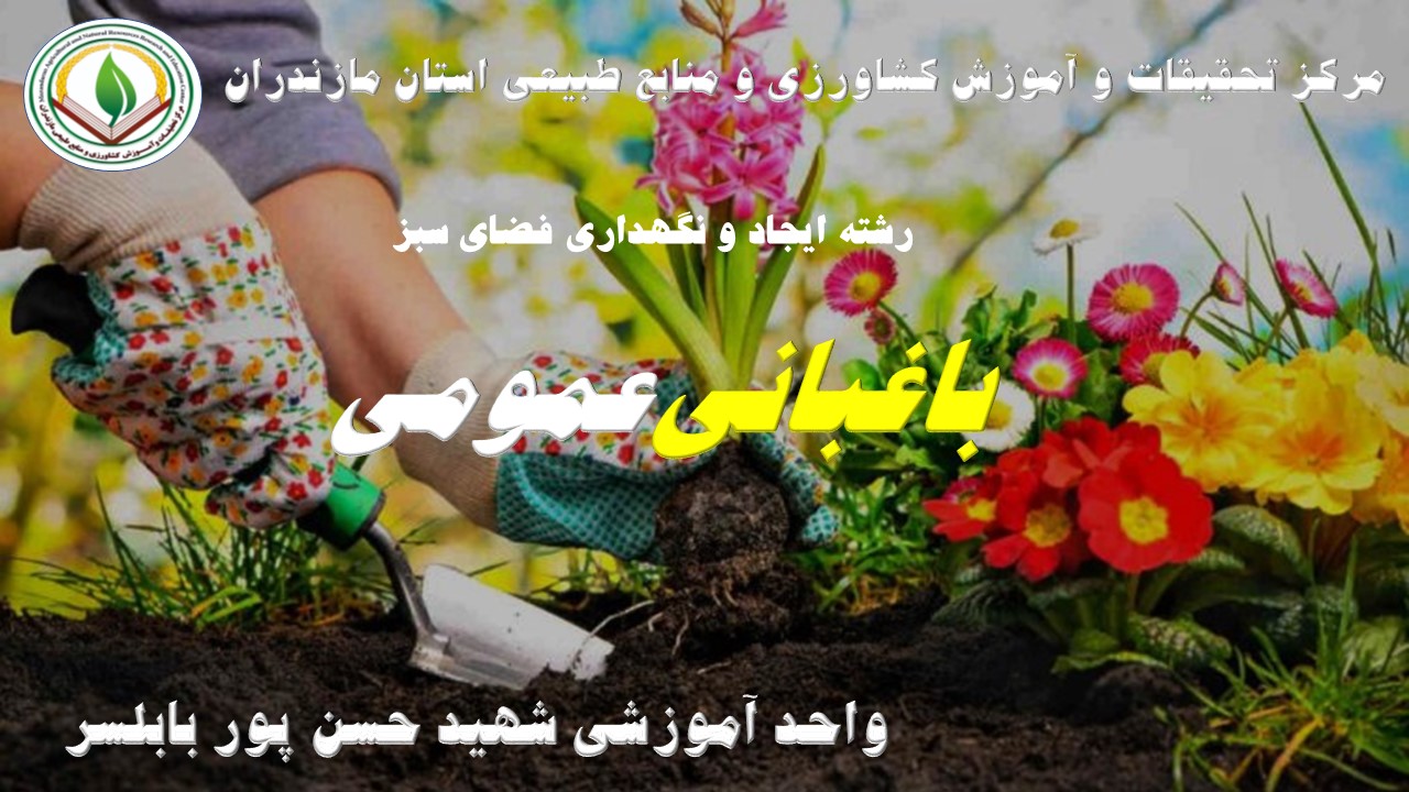 باغبانی عمومی (فضای سبز) - (آمل) - بهار 1405